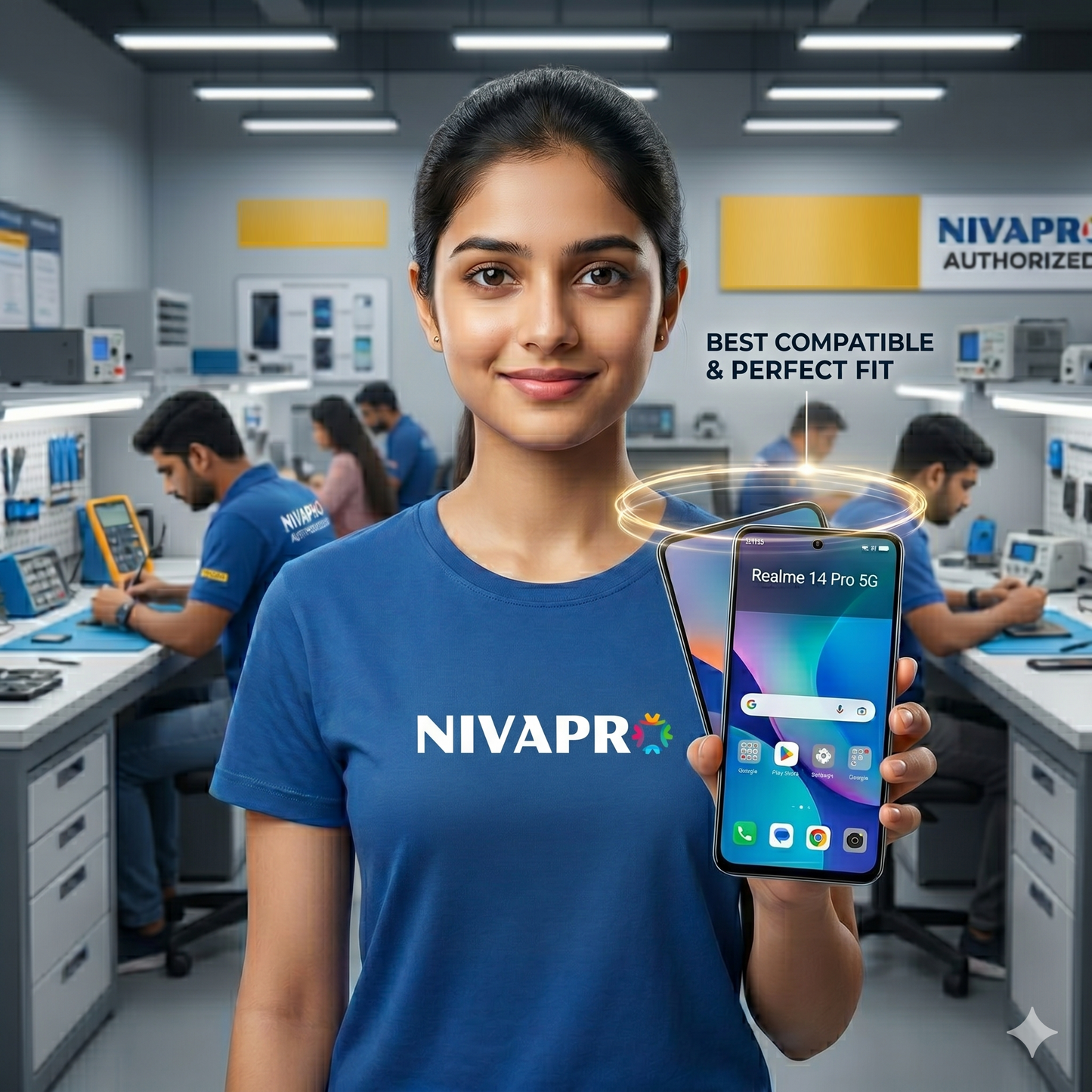 Original BLPB75 for  Realme 14 Pro 5G (model CPH2695) 6000mAh Battery with warranty by NIVAPRO