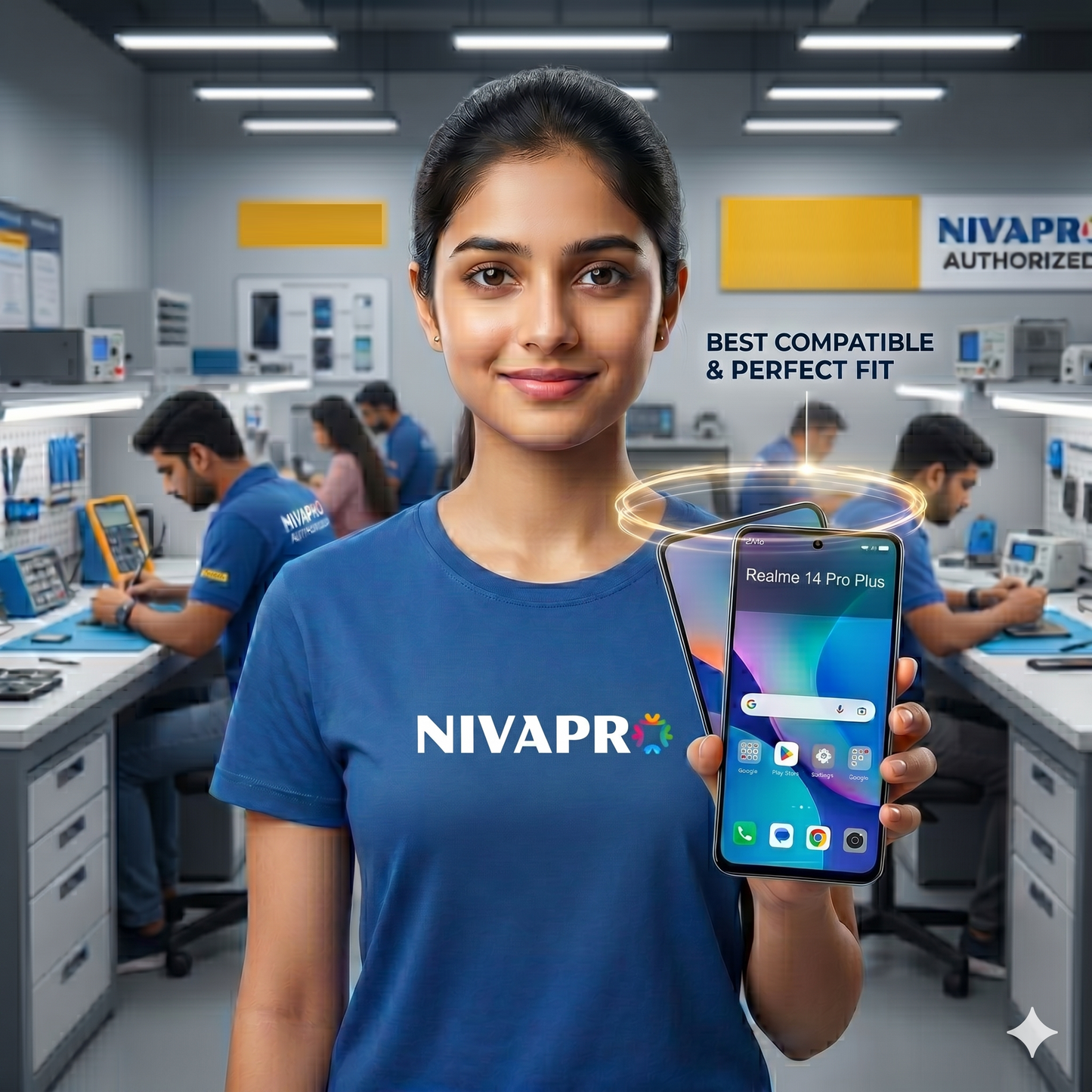 Original BLPB77 for Realme 14 Pro Plus (RMX5051) 6000mAh Battery with warranty by NIVAPRO