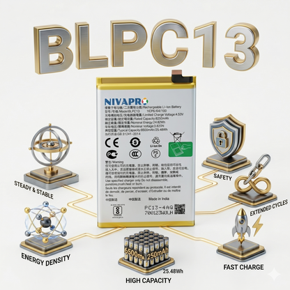 Original BLPC13 for Oppo F29 5G 6500mAh Battery with warranty by NIVAPRO