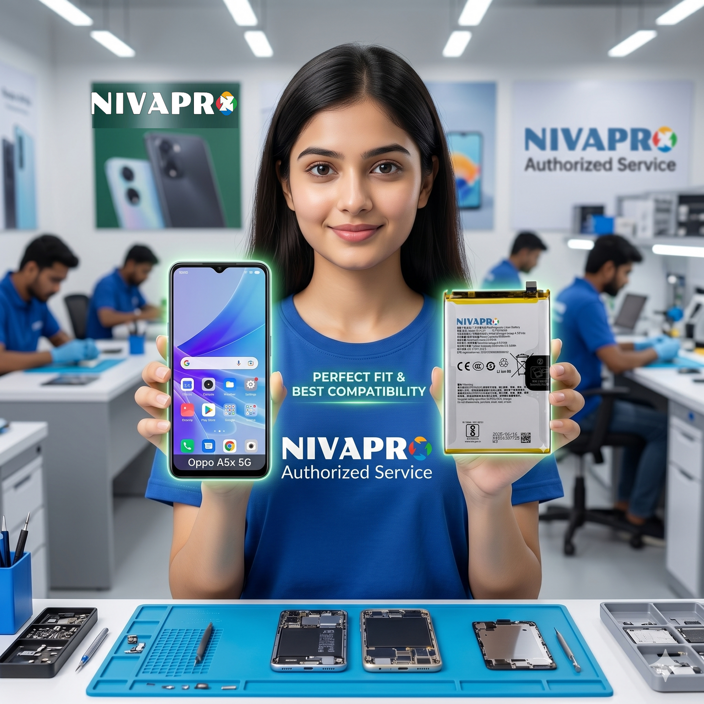 Original BLPC21 for Oppo A5x 5G 6000mAh Battery with warranty by NIVAPRO