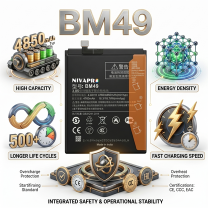 BM49 for Xiaomi Mi Max with Warranty by NIVAPRO 5000mAh