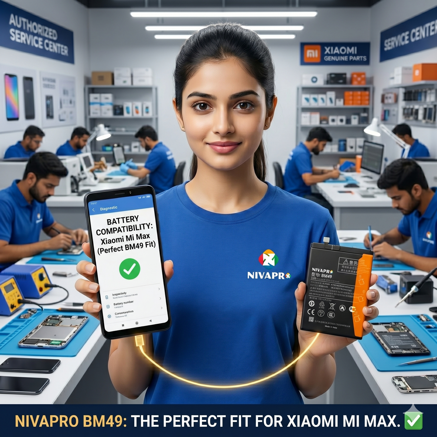 BM49 for Xiaomi Mi Max with Warranty by NIVAPRO 5000mAh