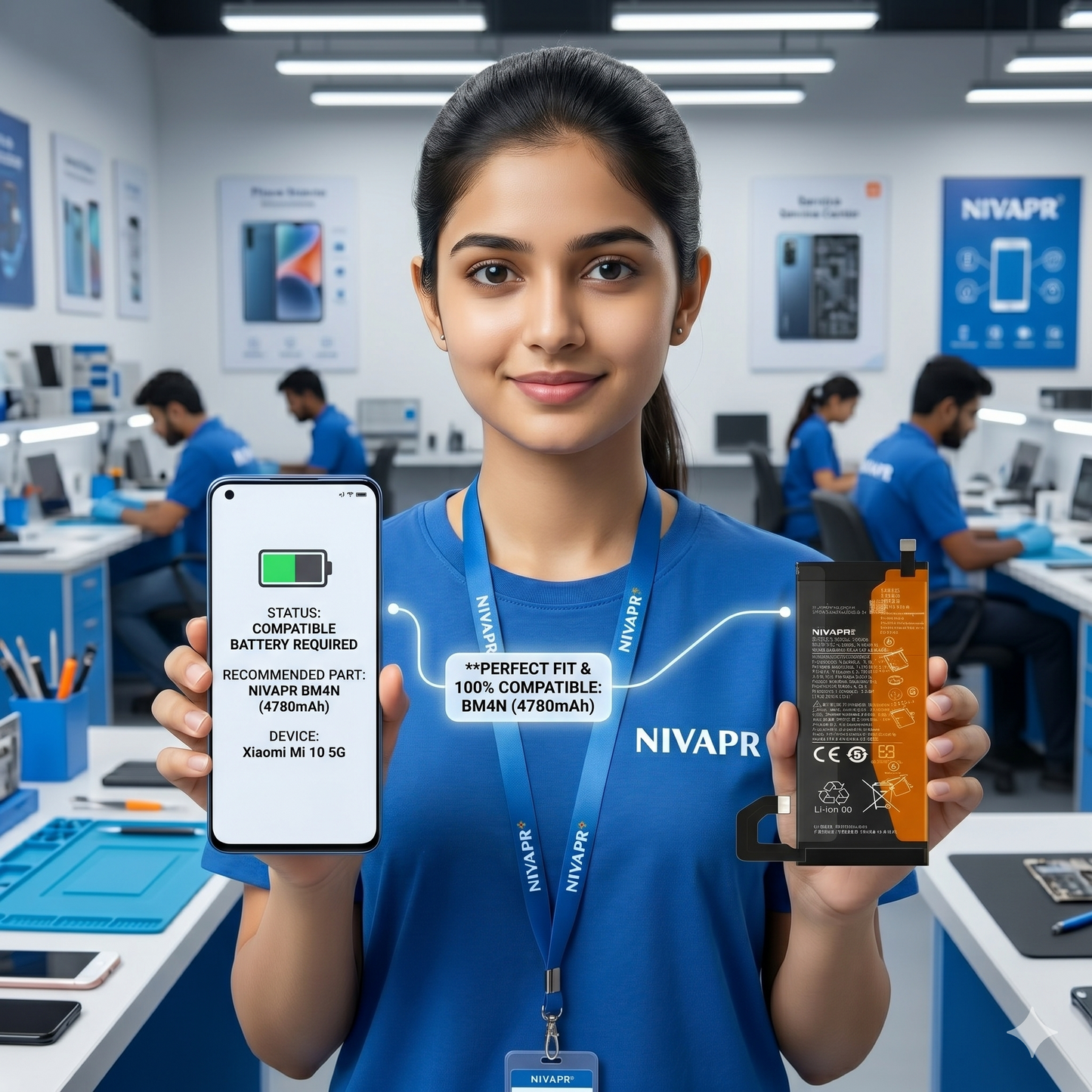 BM4N Xiaomi Mi 10 5G with Warranty by NIVAPRO 4780mAh