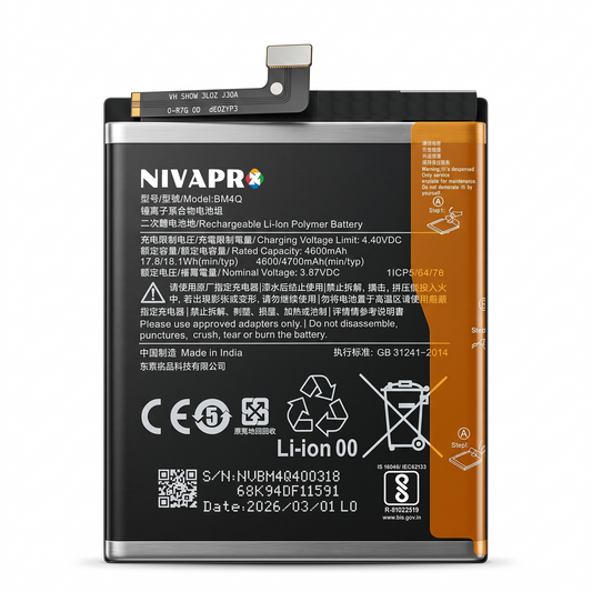 BM4Q Xiaomi Redmi K30 Pro/Poco F2 Pro with Warranty by NIVAPRO 4700mAh