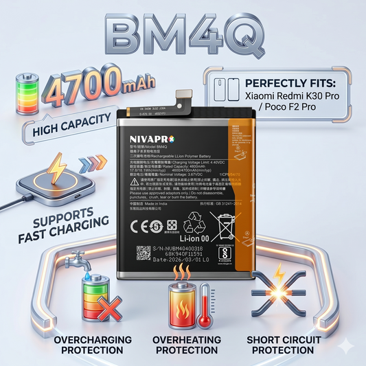 BM4Q Xiaomi Redmi K30 Pro/Poco F2 Pro with Warranty by NIVAPRO 4700mAh