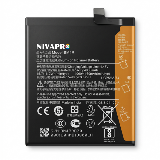BM4R Xiaomi MI 10 Lite 5G with Warranty by NIVAPRO 4160mAh