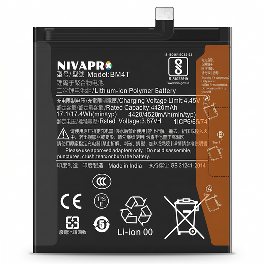BM4T for Redmi Mi 10X Pro 5G with Warranty by NIVAPRO 4520mAh