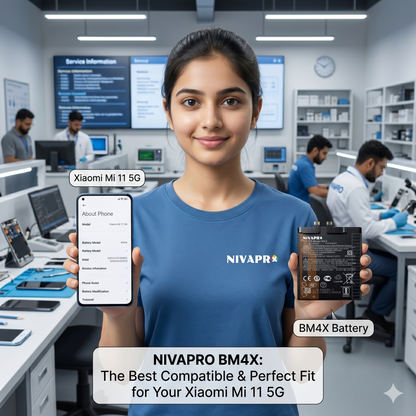 BM4X for  Xiaomi MI 11 5g with Warranty by NIVAPRO 4710mAh