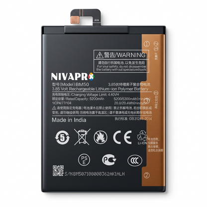 BM50 for Xiaomi Mi Max 2 with Warranty by NIVAPRO 5300mAh