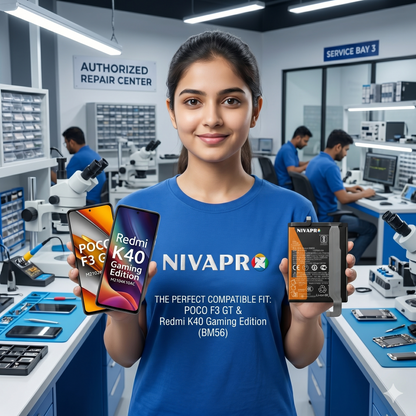 BM56 for Xiaomi Poco F3 GT and Redmi K40 Gaming Edition with Warranty by NIVAPRO 5065mAh
