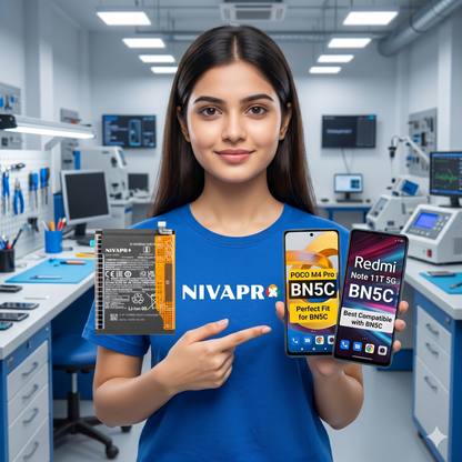 BN5C for Xiaomi Poco M4 Pro 5G and Redmi Note 11T 5G with Warranty by NIVAPRO 5000mAh