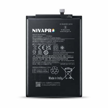 BN5G for Xiaomi Redmi 10A and Redmi 10C with Warranty by NIVAPRO 5000mAh