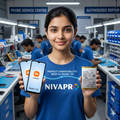 BN5K for  Xiaomi Redmi 12C POCOC C55 with Warranty by NIVAPRO 5000mAh