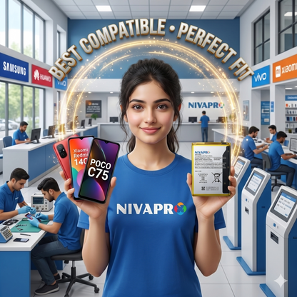 BN5X for Xiaomi Redmi 14C and Poco C75 with Warranty by NIVAPRO 5160mAh