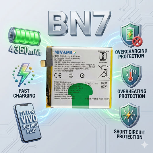 BN7 B-N7 for  Vivo X50 Pro Plus 4350mAh Battery with warranty by NIVAPRO