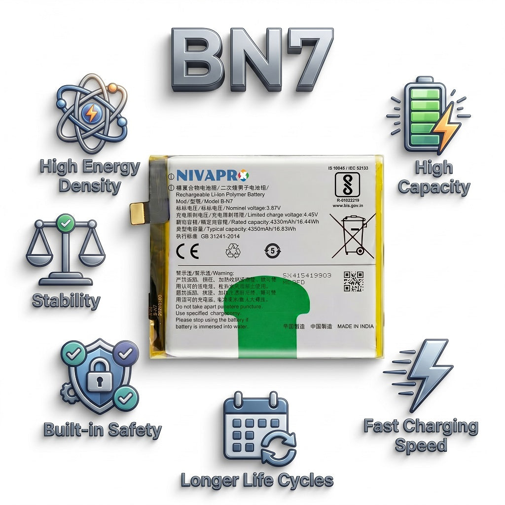 BN7 B-N7 for  Vivo X50 Pro Plus 4350mAh Battery with warranty by NIVAPRO