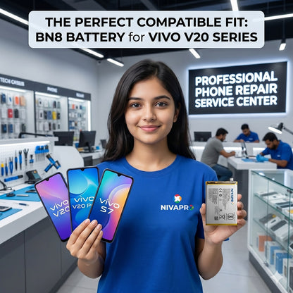 BN8 B-N8 for Vivo V20, Vivo V20 Pro, and Vivo S7 4000mAh Battery with warranty by NIVAPRO