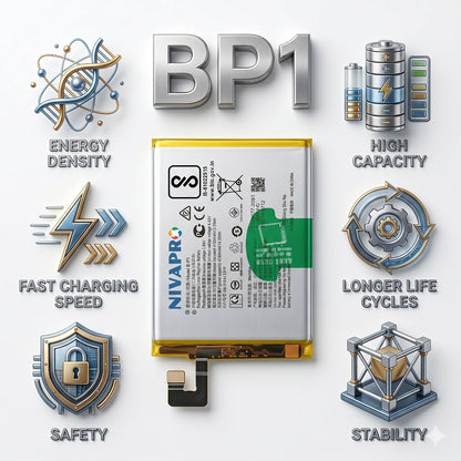BP1 B-P1 for  Vivo X60 Pro 4200mAh Battery with warranty by NIVAPRO