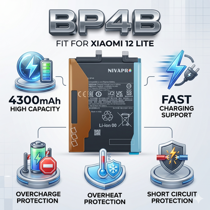 BP4B Compatible for Xiaomi Redmi 12 Lite 4300mAh with Warranty by NIVAPRO