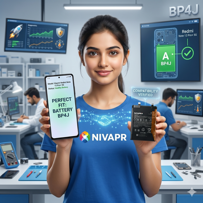 BP4J for Xiaomi Redmi 12 Pro+ 5g  5000mAh with Warranty Compatible by NIVAPRO
