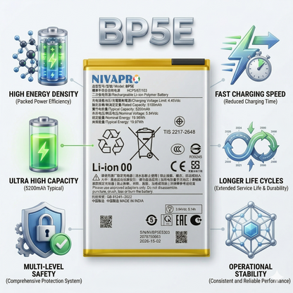 BP5E for Xiaomi Redmi A5 4G 5100mAh Compatible by NIVAPRO