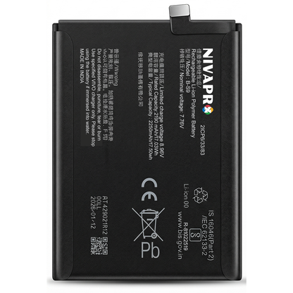 BS9 (B-S9) for iQOO Neo5 S, iQOO Neo 5S  smartphone 4500mAh Battery with warranty by NIVAPRO