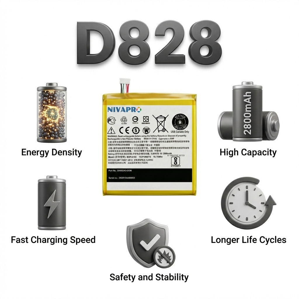 NIVAPRO HTC Desire 828 Battery – Safe Charging, Durable & Long-Lasting