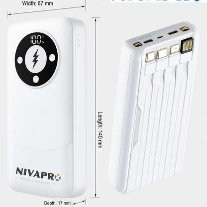 Compact power bank DX374 (10000 mAh)