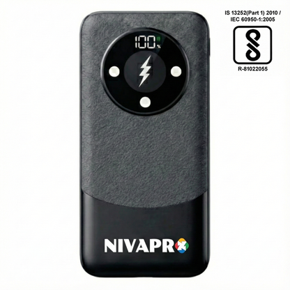 20000 mAh Ultra fast charging Multi USB, Attached with cables Compact power bank DX374 (20000 mAh)