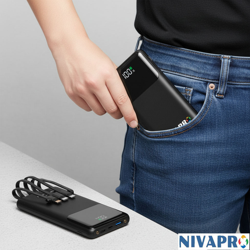 Compact power bank DX419 (10000 mAh)