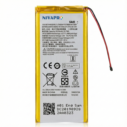 MOTO GA-40 Compatible Battery 3000mAh by NIVAPRO