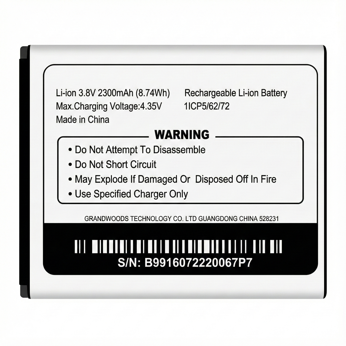 Gionee P7 Original BL-G2300X  Compatible for Gionee P7 - 2300mAh  Mobile Battery by NIVAPRO