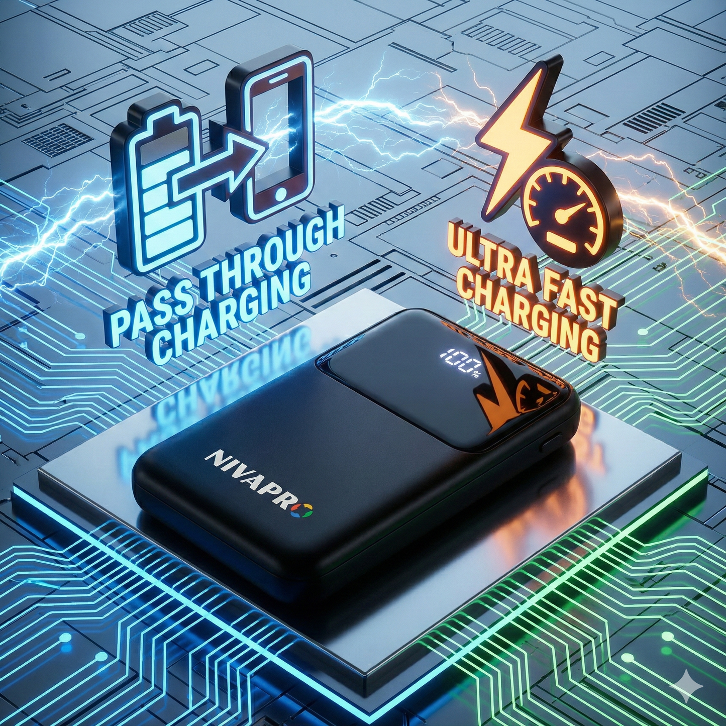 Slim Compact Power Bank (10000 mAh)