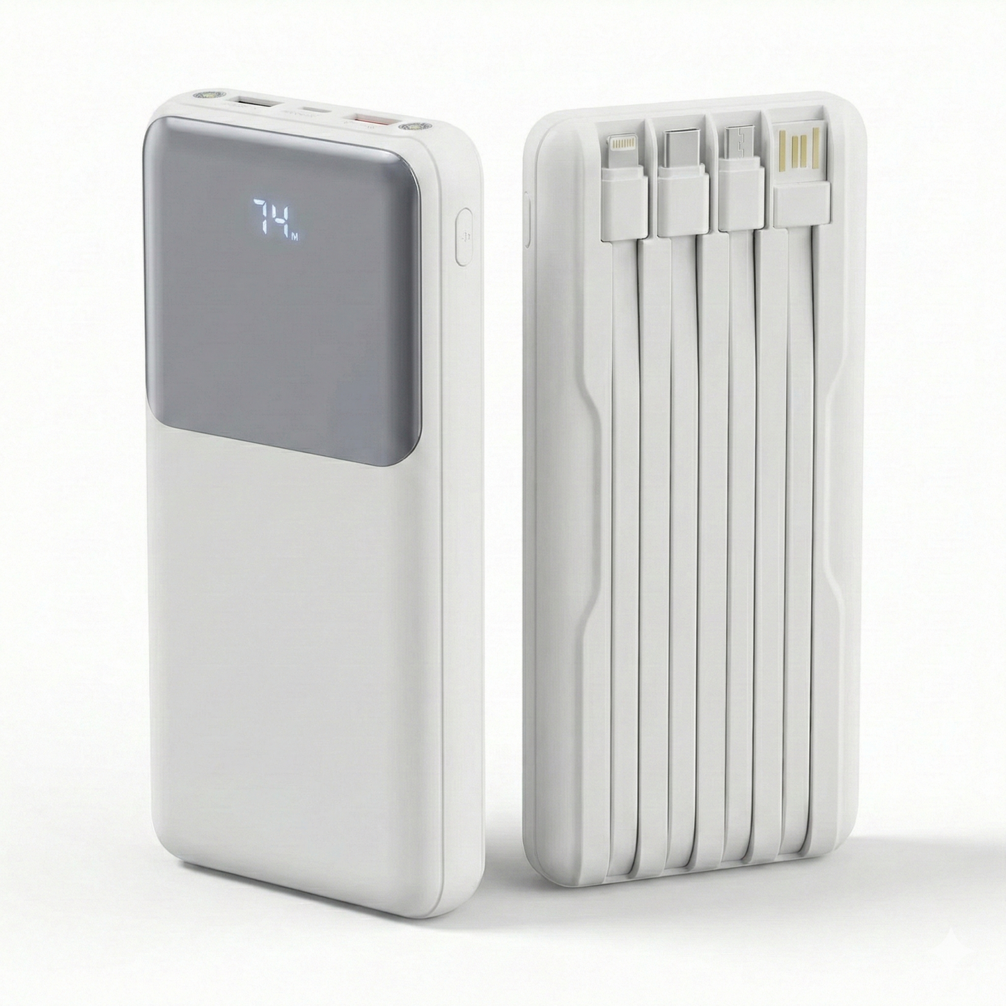 10000mAh Power Bank with 22.5W ultrafast Charging, Pass-Through Support, in-Built connectors, Airline Approved, Digital% Display. (Copy)
