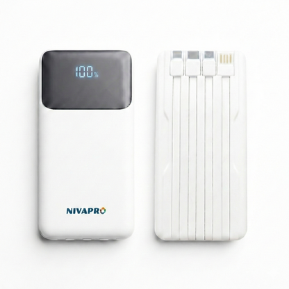 10000mAh Power Bank with 22.5W ultrafast Charging, Pass-Through Support, in-Built connectors, Airline Approved, Digital% Display. (Copy)