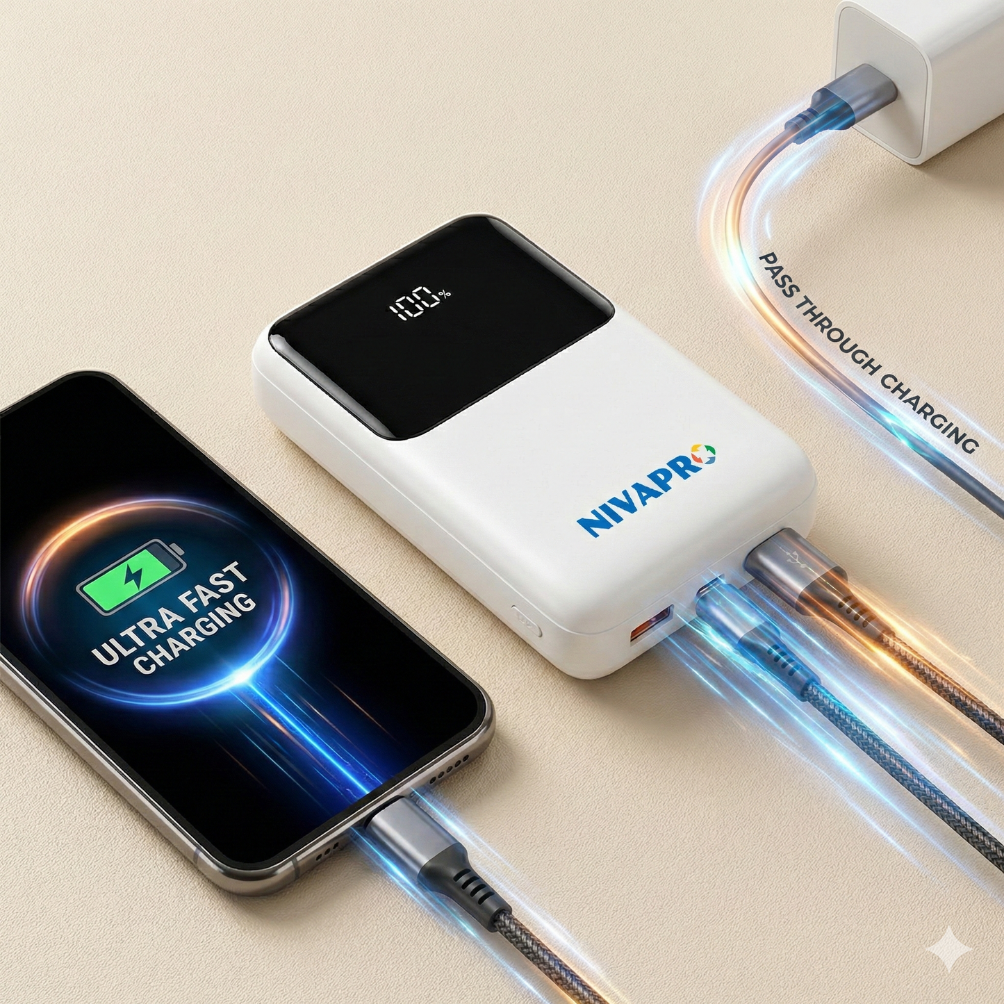 Slim Compact Power Bank (10000 mAh)