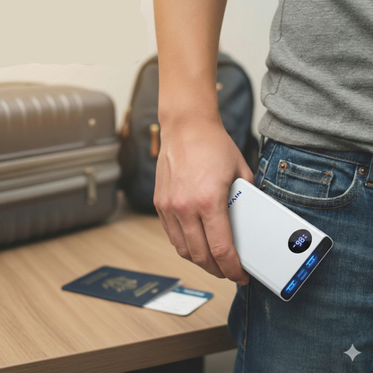 10000mAh Portable Power Bank by NIVAPRO