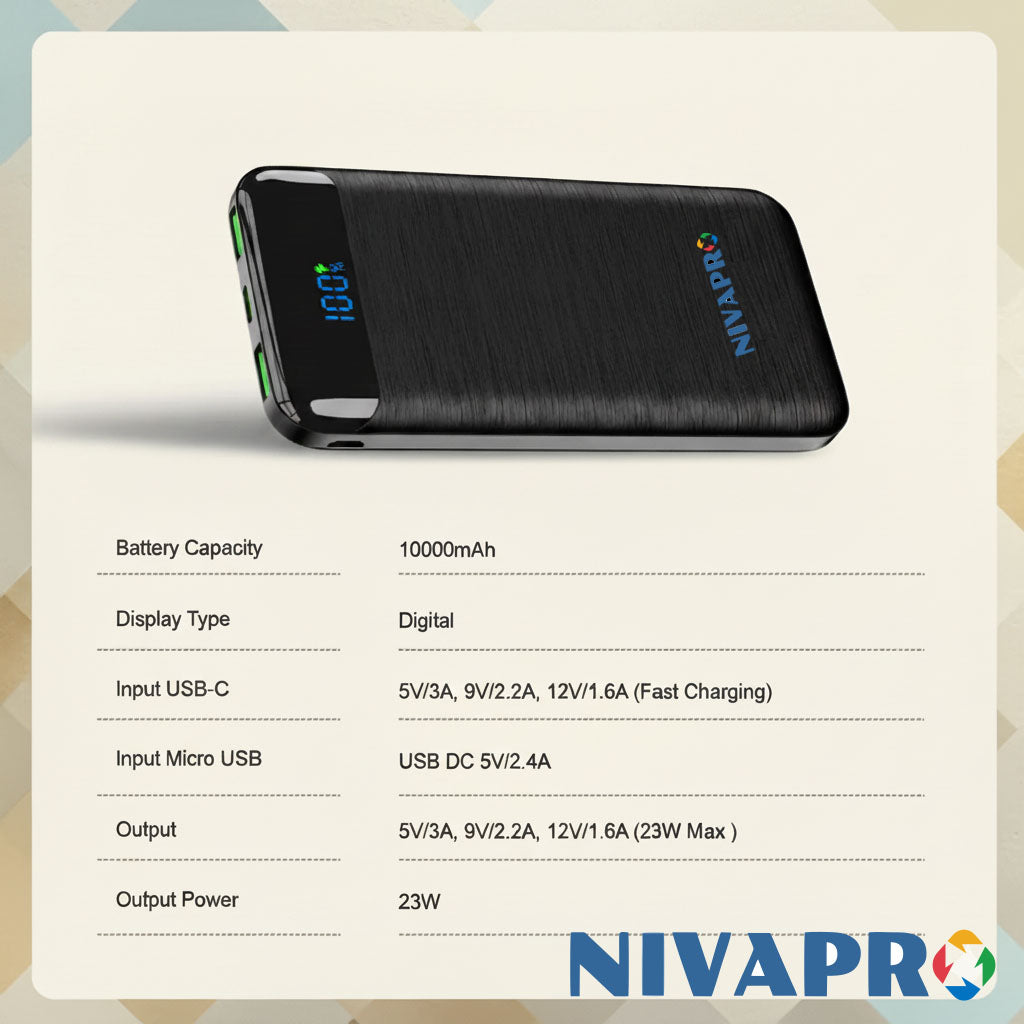 Slim and designer power bank HTY11