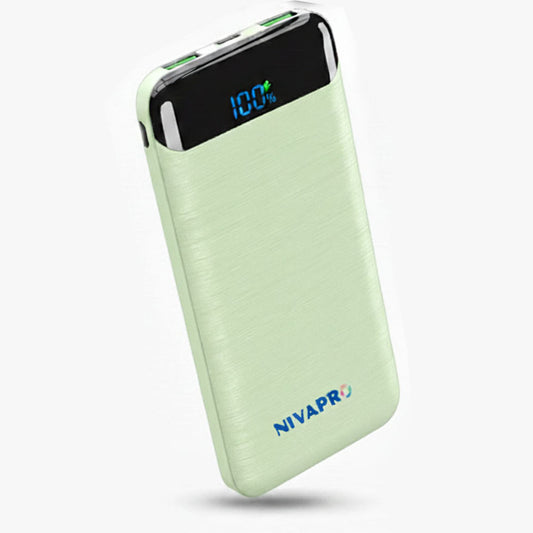 Slim and designer power bank HTY11 Light Green