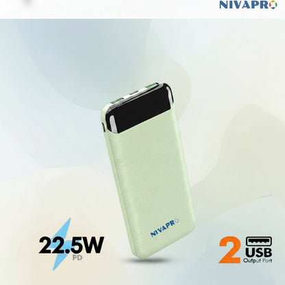 Slim and designer power bank HTY11 Light Green