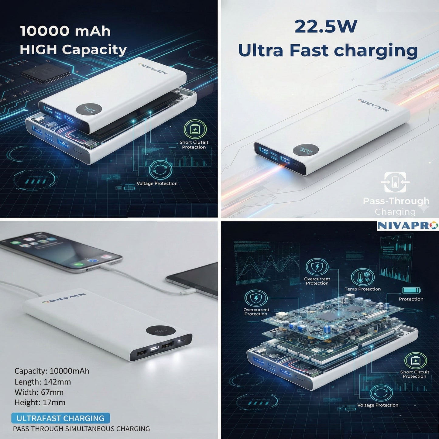 Compact and reliable power bank K104