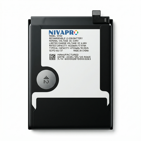 NT02 for  Nothing Phone 02  4700mAh with Warranty Compatible by NIVAPRO