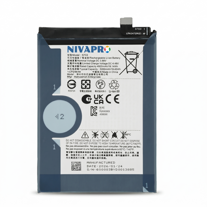 NT03 for  Nothing Phone 02A  5000mAh with Warranty Compatible by NIVAPRO