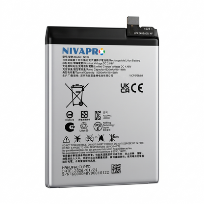 NT04 for Nothing Phone 03A  5000mAh with Warranty Compatible by NIVAPRO