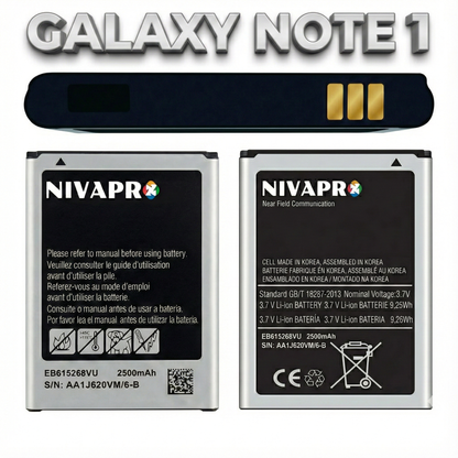 NIVAPRO GALAXY NOTE1 2500mAh Battery