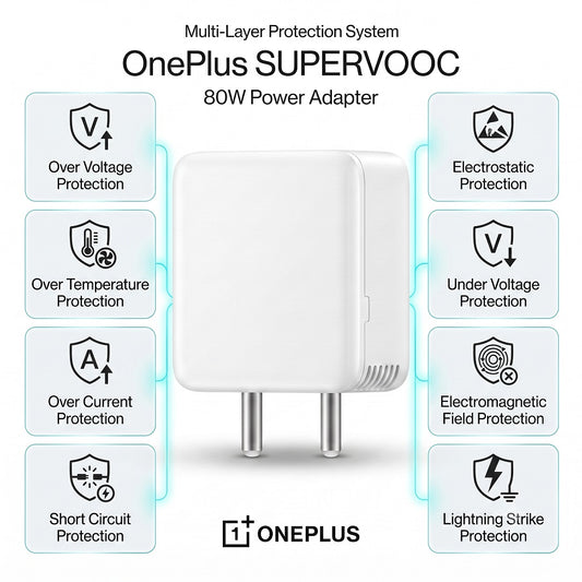 OnePlus SUPERVOOC 80W Fast Charger Original Adapter