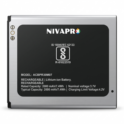 Q440 Original Bharat 4  ACBPR30M07 Compatible mobile battery 2000mAh by NIVAPRO