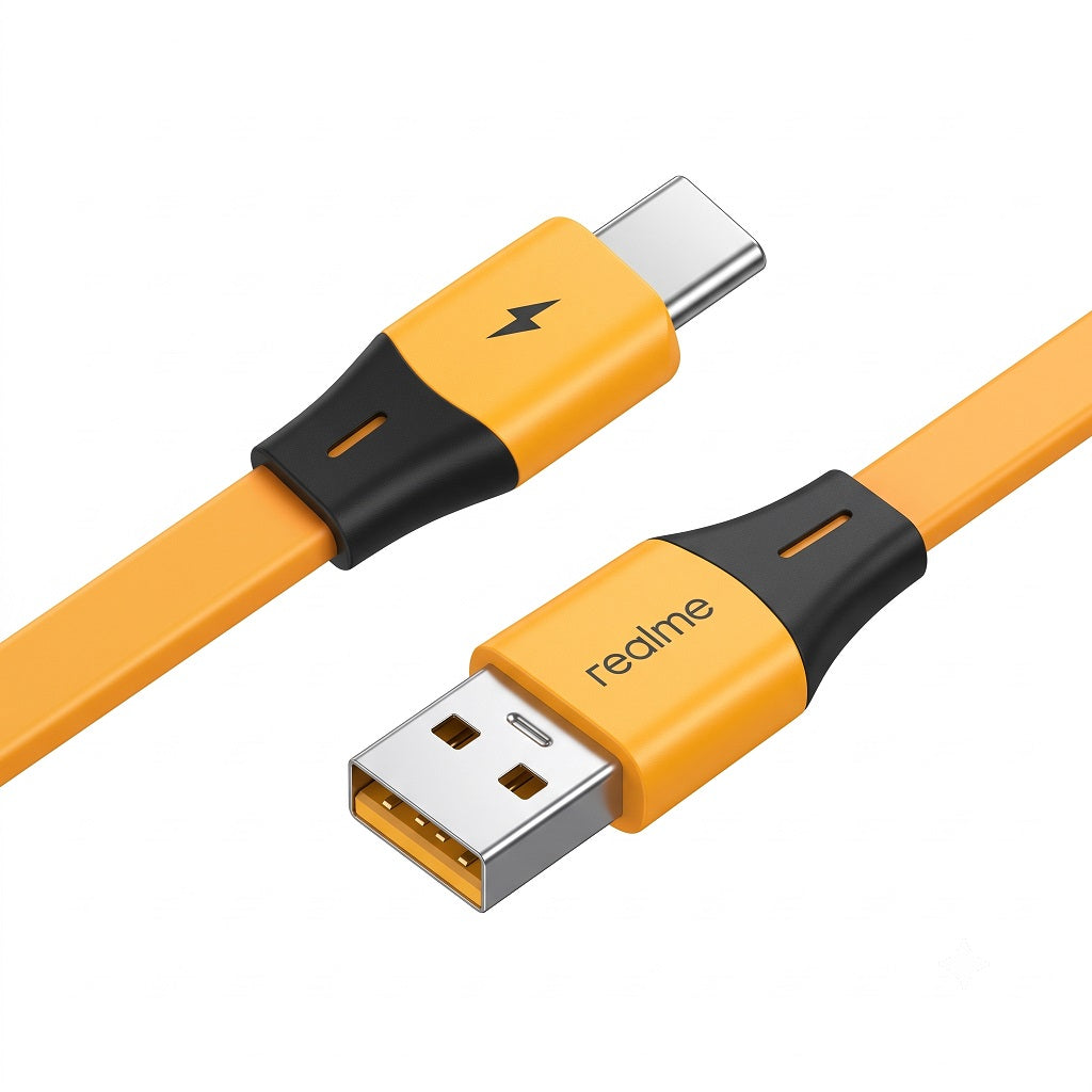 Original realme SUPERDART Type-C Cable 65W Fast Charging | Tangle-Free | 15,000 Plug-Unplug Tested