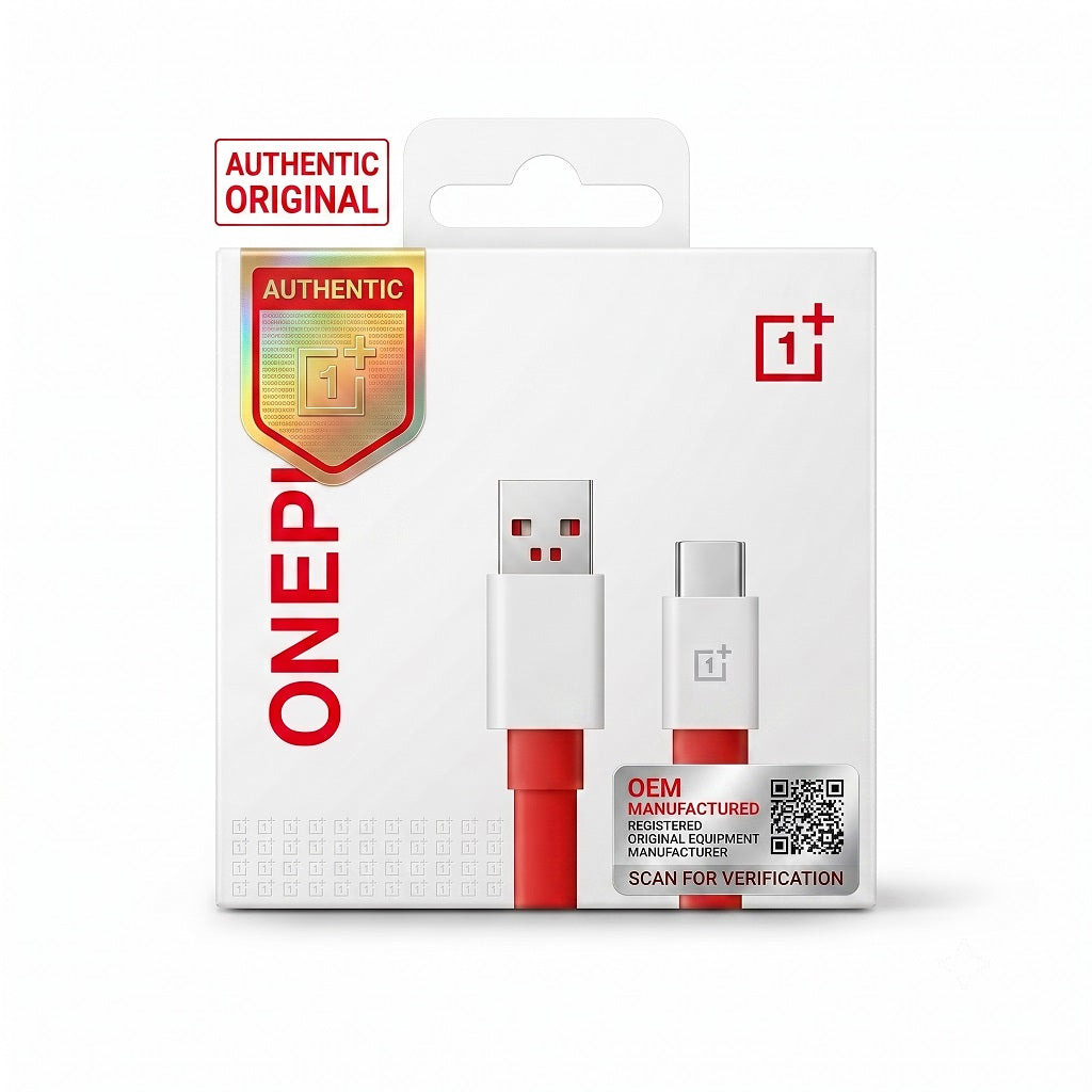 Original OnePlus SUPERVOOC USB-A to Type-C Cable 1M