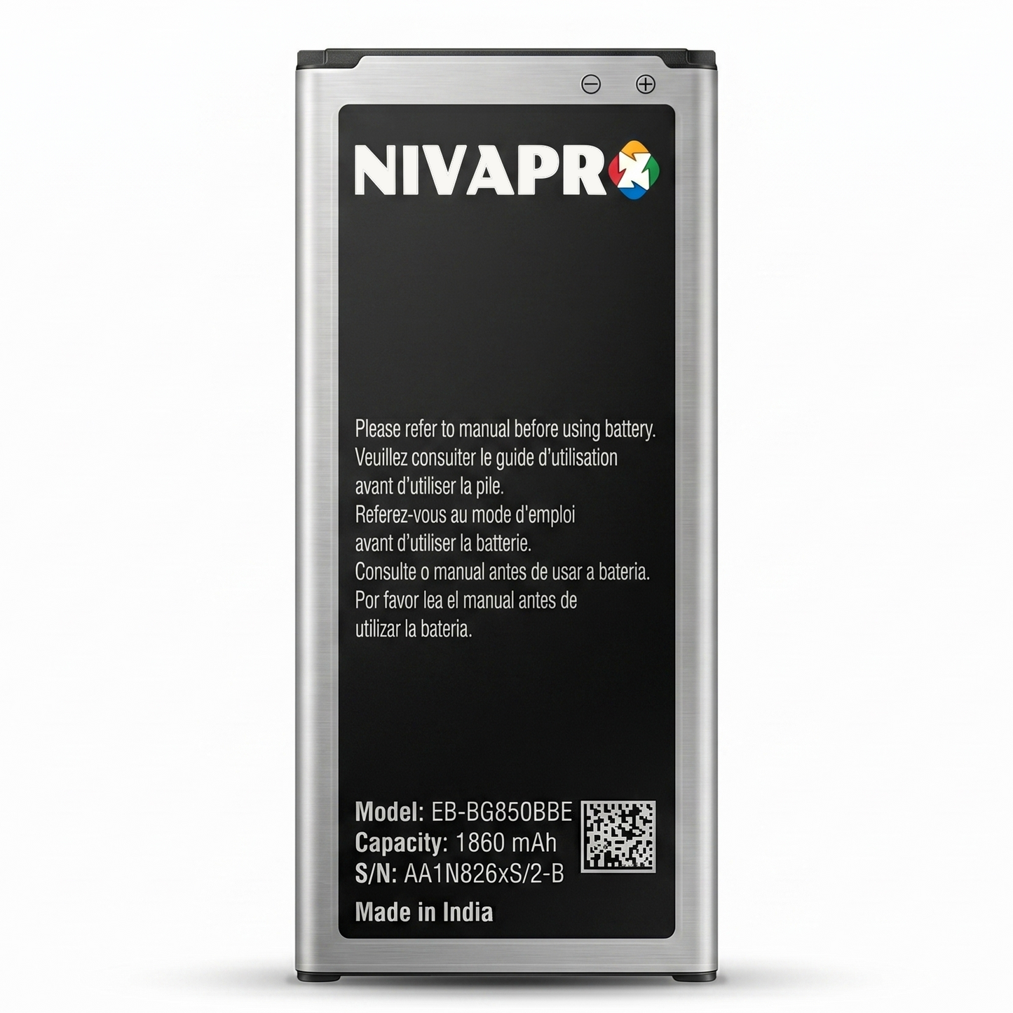 GALAXY ALPHA SAMSUNG EB-BG850BBC G850 | G8508S | G850Y | G850K | G8509V | G850A | G850F compatible 1860mAh by NIVAPRO